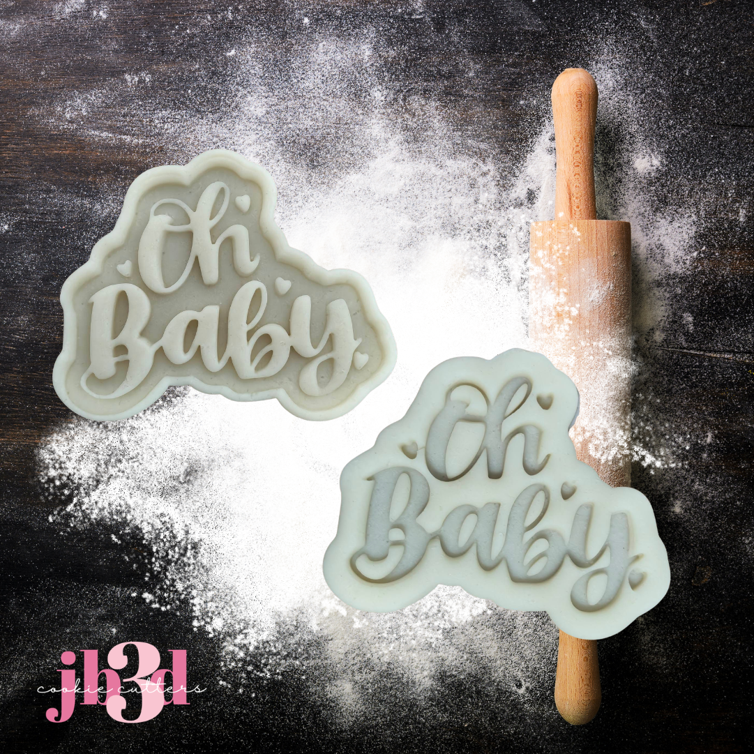 Oh Baby -  Cutters & Embosser-Debosser Stamps
