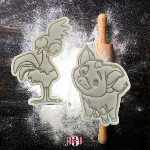 Hei Hei & Pua - Cutters & Embosser Stamps