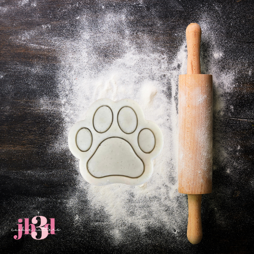 Paw Print 4 sizes - Cutter & Embosser stamp