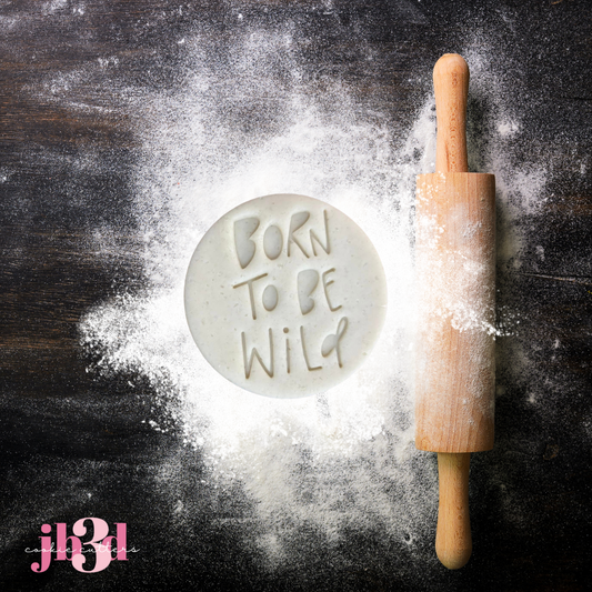 Born to be Wild - 70mm embosser Stamp