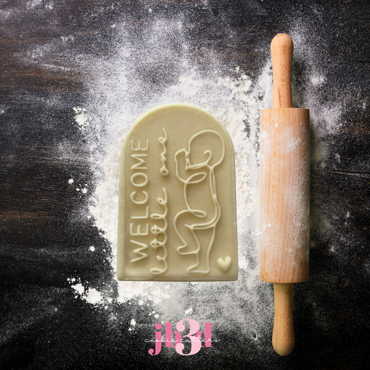 BABY - Welcome little one Arch  Cutter & Debosser Stamp