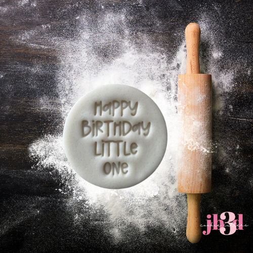 Happy Birthday Little One - 70mm Embosser Stamp