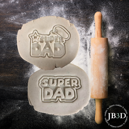 MArio Style SUPER DAD - Cutter Embosser & or Debosser