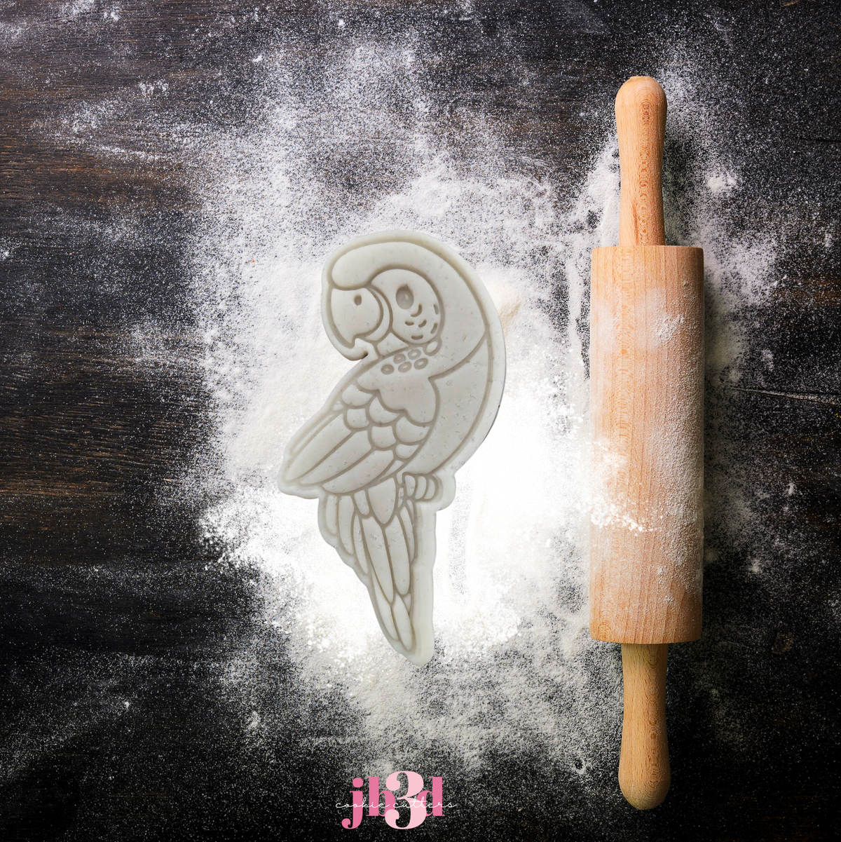 Macaw Bird - Cutter & Embosser Stamp