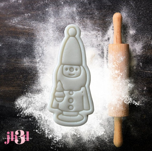 Santa Style gnome - Cutter & Embsoser Stamp