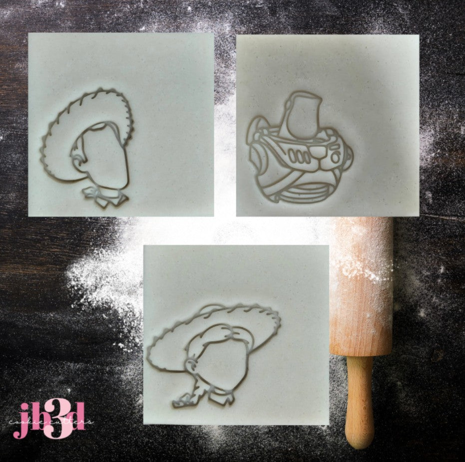 Toy Story Themed Cutters & Embosser Stamps