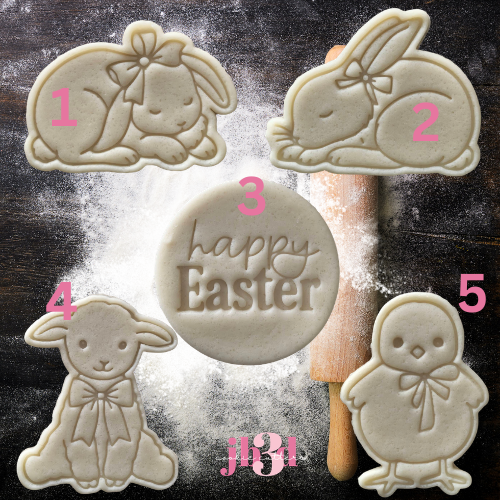 Easter Cutters & Embosser Stamps
