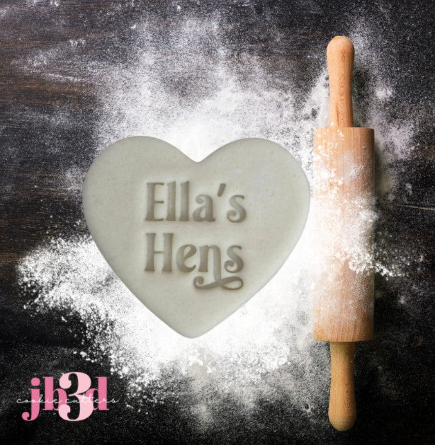 Custom Ella Hen's Cutter & Embosser Stamp