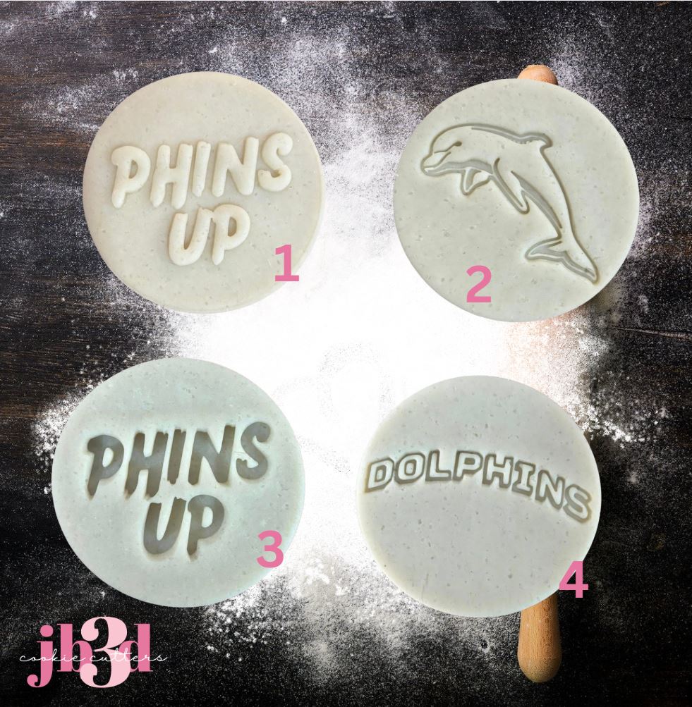 PHINS UP - Dolphins 70mm Stamps