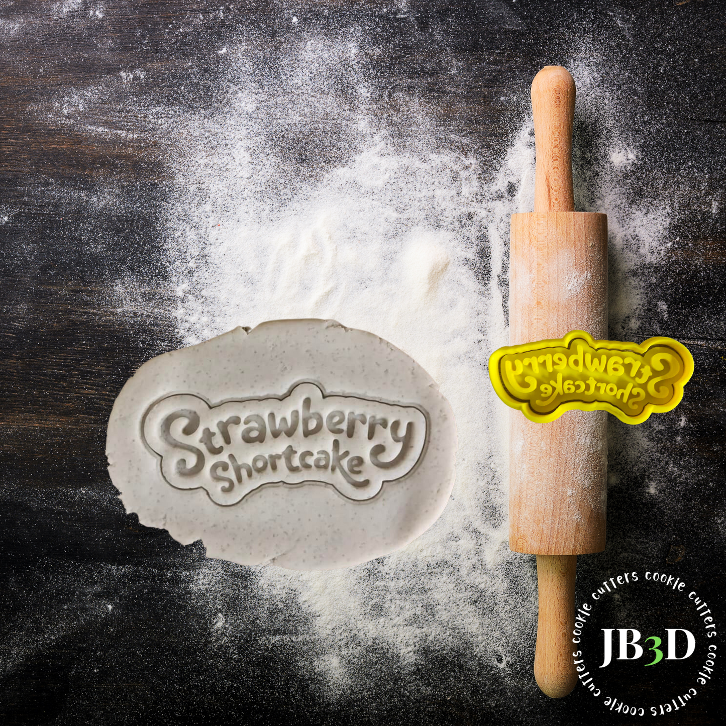 Straw berry Short cake Cutters & Embossers