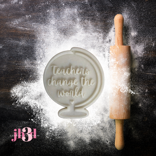 Teachers change the world - Cutter & Debosser Stamp