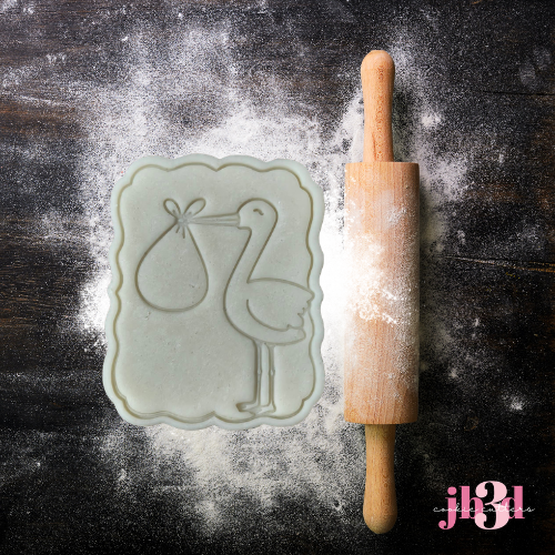 Beautiful Baby Set - Cutters & Embosser Stamps
