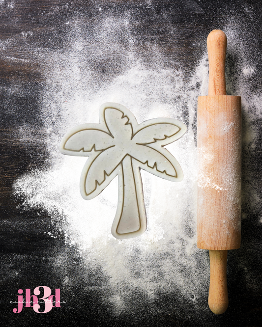 Palm Tree Cutter & Embosser Stamp