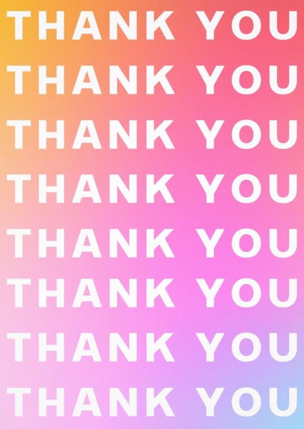 COOKIE BACKER  -  Thankyou