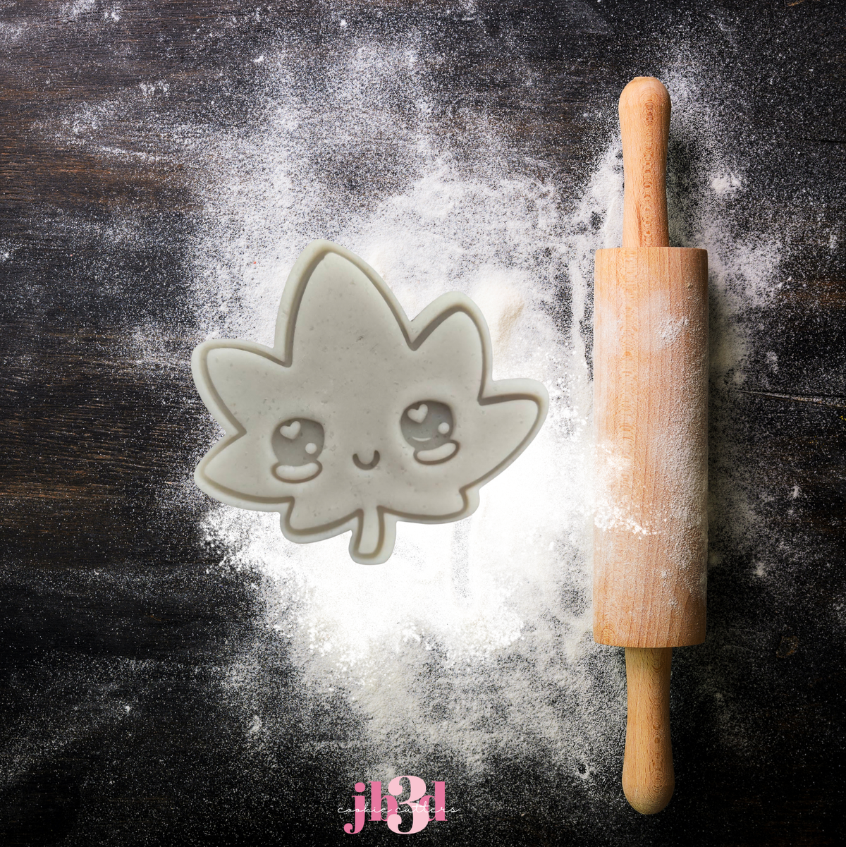 Marijuana Leaf - Cutter & Embosser Stamp