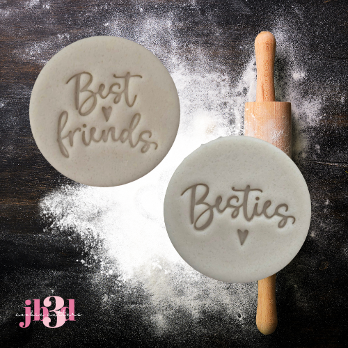 Best Friends - Besties 70mm Embosser Stamps