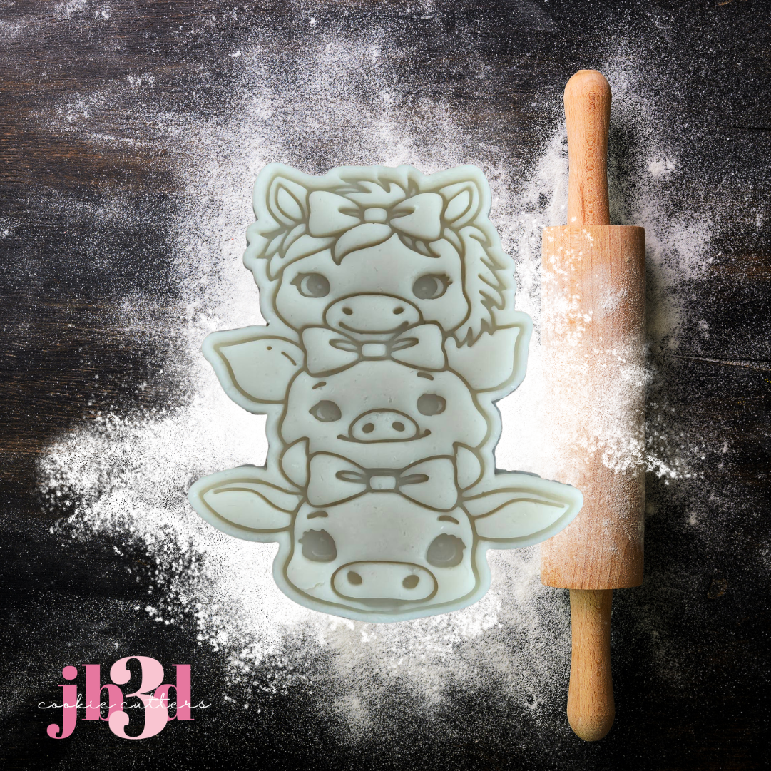 HAY THERE BABY Cutters & Embosser Stamps