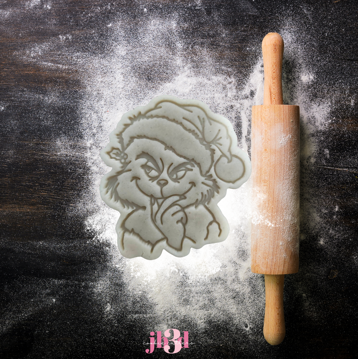 Cheeky Grinch - Cutter & Embosser Stamp