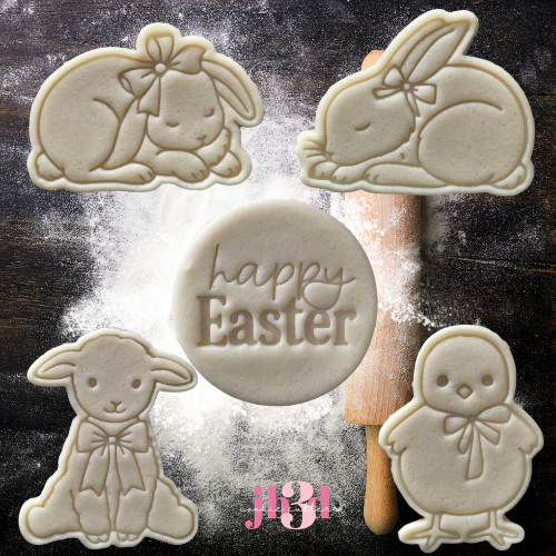 Easter Cutters & Embosser Stamps