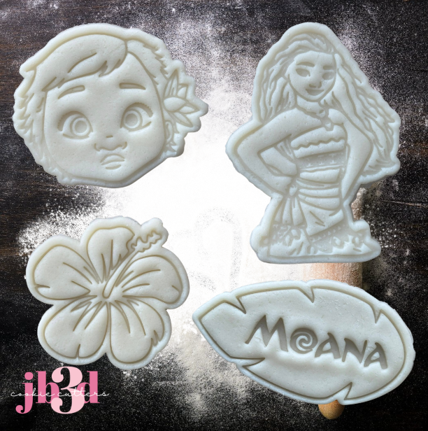 Moana Cutters & Embosser Stamps