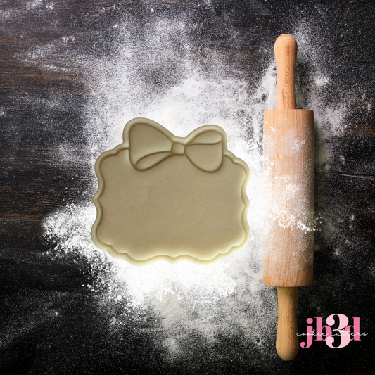 Bow frame - Cutter & Embosser Stamp