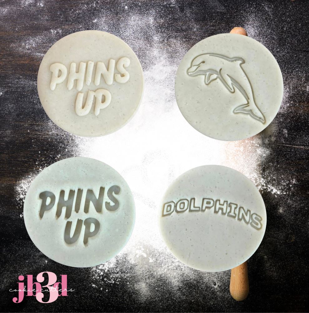 PHINS UP - Dolphins 70mm Stamps