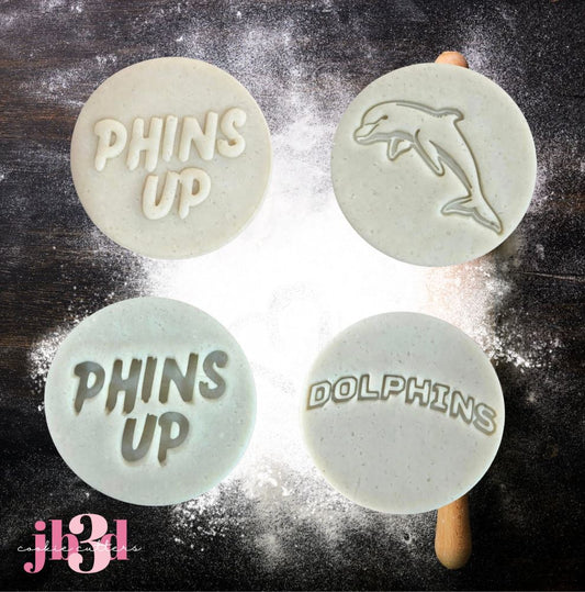 PHINS UP - Dolphins 70mm Stamps