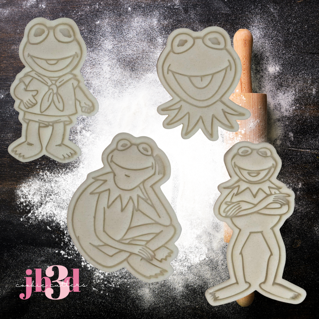 Krmit the Frog - Cutters & Embosser Stamps