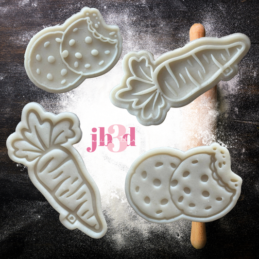 Cookies for Santa - Carrots for Reindeers - Cutters & Stamps
