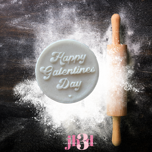 Happy Galentines Day 70mm Debosser Stamp