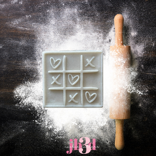Naughts & Corsses Tic Tac Toe - Cutter & Debosser Stamp