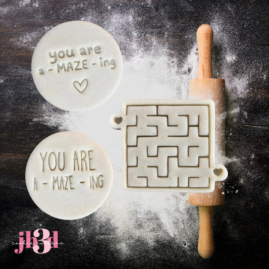 You aMAZE me - Cutter & Embosser Stamps