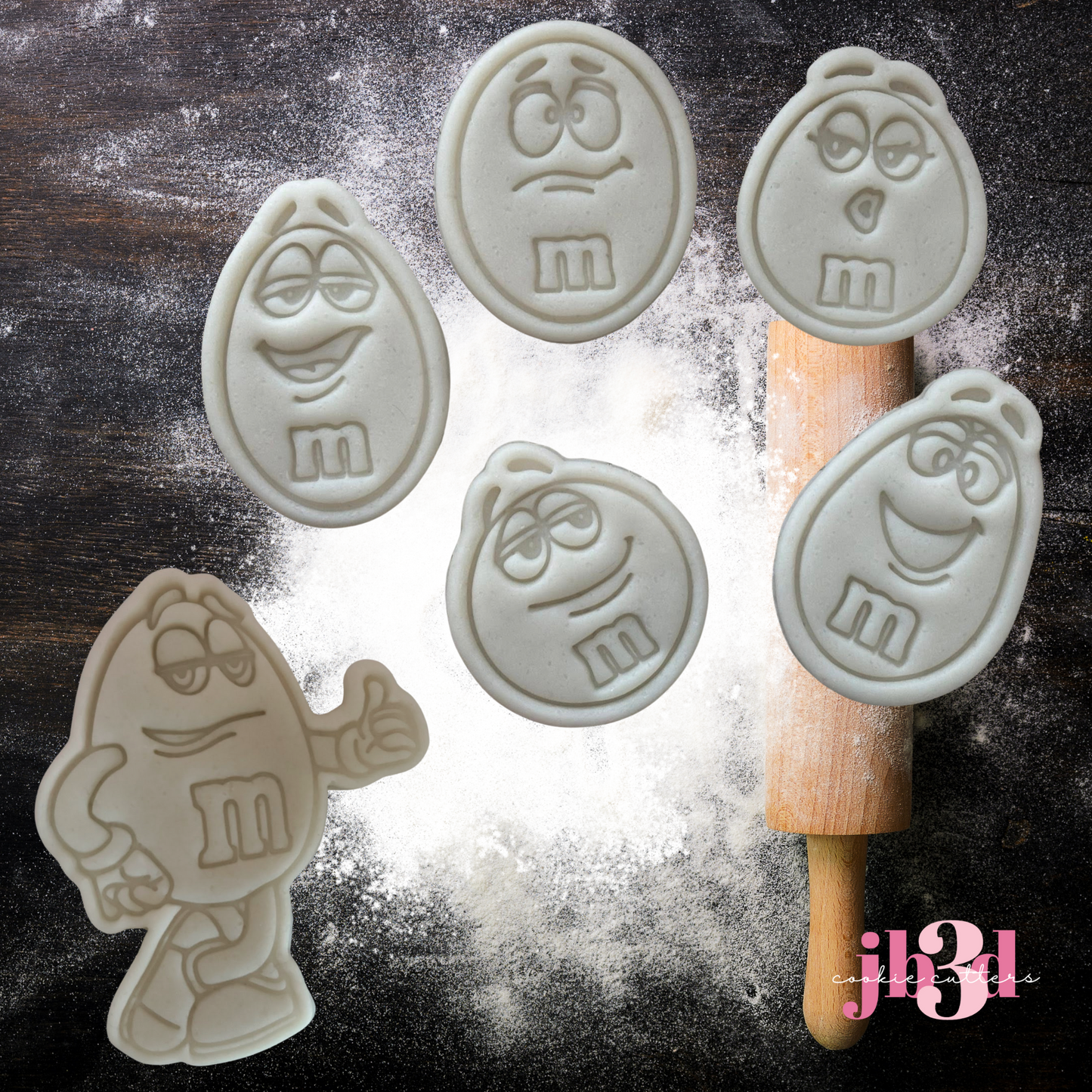 M & M's MINIS - Cutters & Embosser Stamps