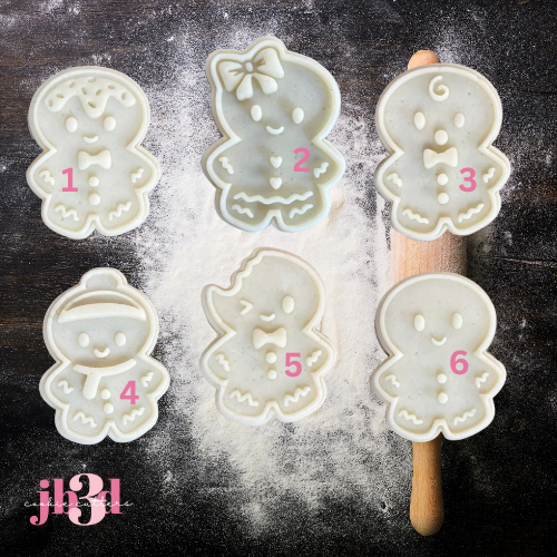 Gingerbread Embsossers & Debosser Stamps and Cutters 60mm