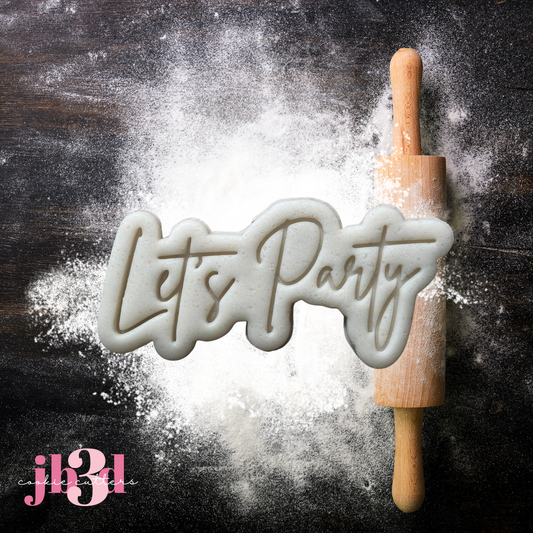 Let's Party - Cutters & Debosser/Embosser Stamps