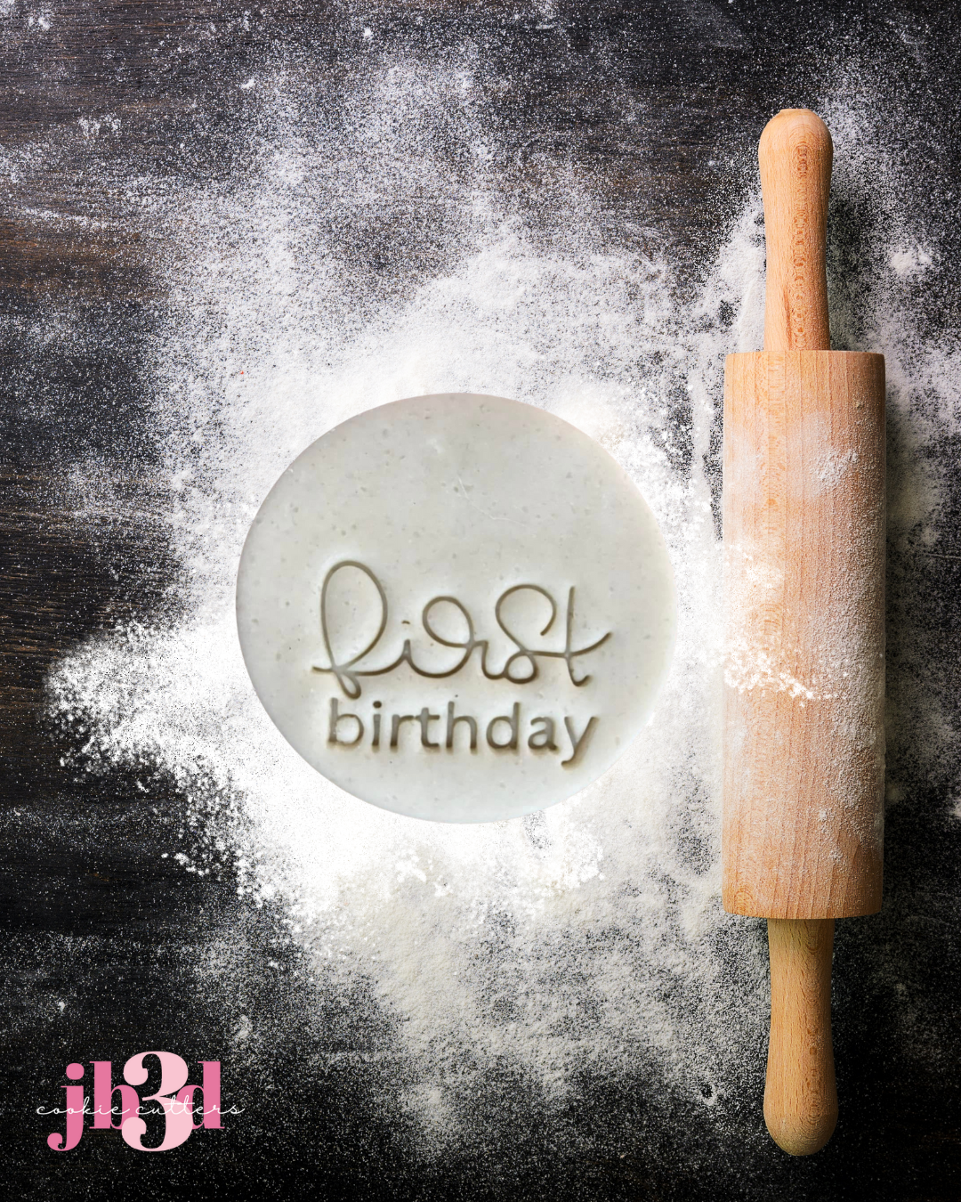 First Birthday Embosser Stamp