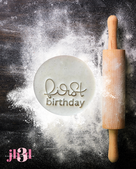 First Birthday Embosser Stamp