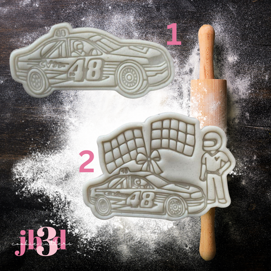 Speedway Car - Cutters & Embosser Stamps