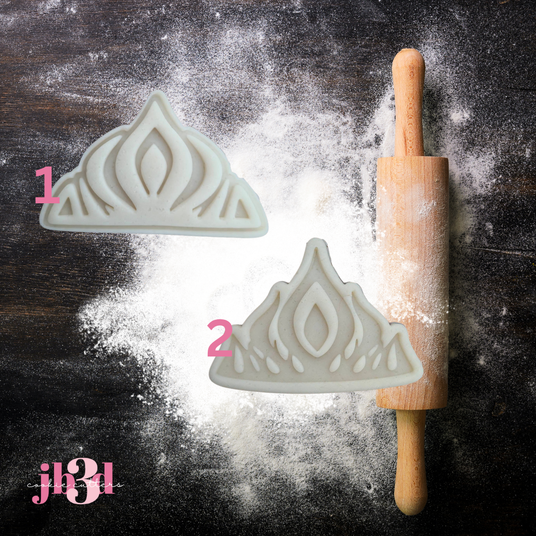 Elsa (Frozen) Crowns - Cutters & Debosser Stamps