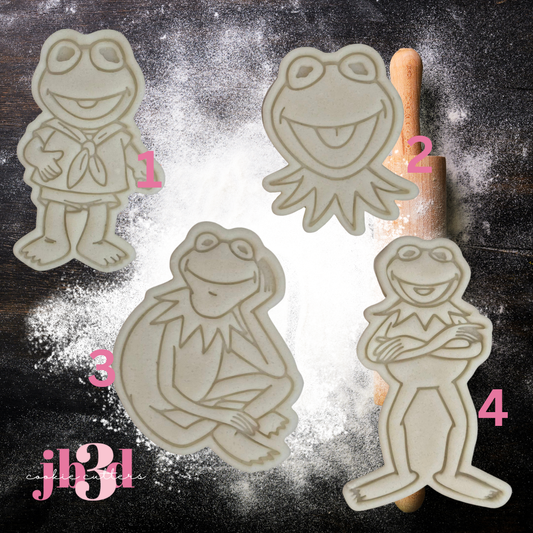 Krmit the Frog - Cutters & Embosser Stamps