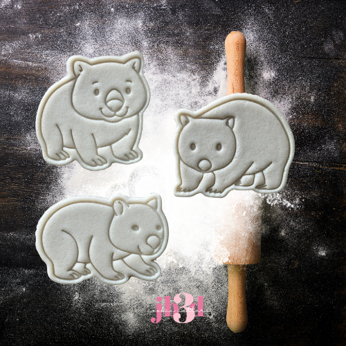Wombats - Cutters & Embosser Stamps