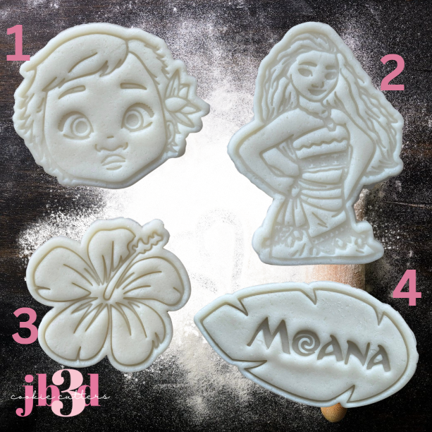 Moana Cutters & Embosser Stamps