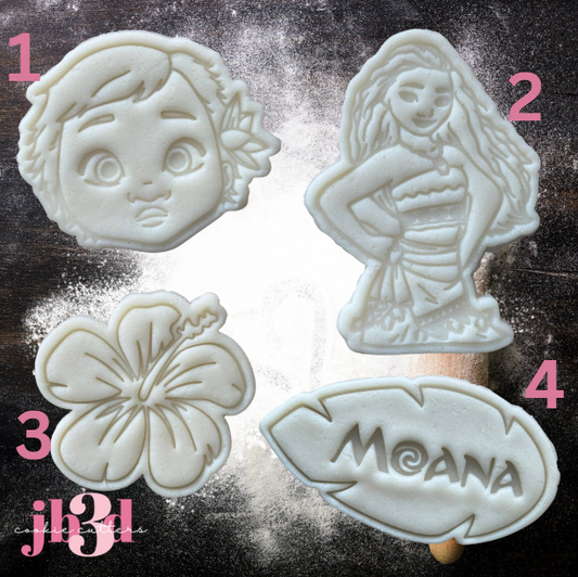 Moana Cutters & Embosser Stamps