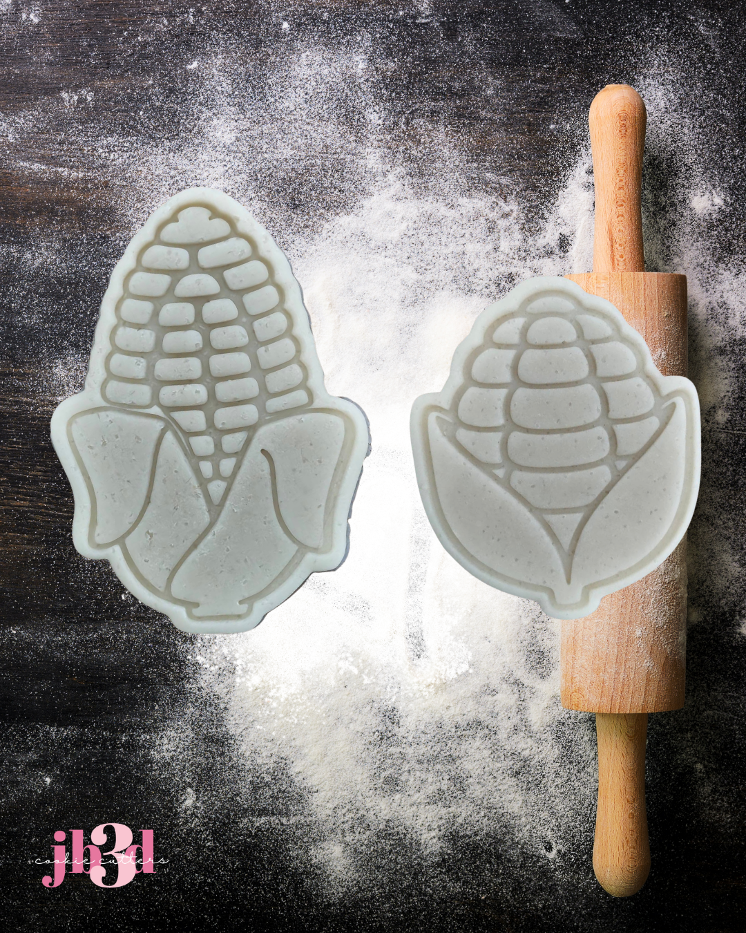 Corn - 2 options - Cutters & Embosser Stamps