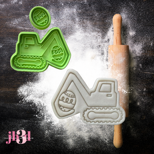 Easter Digger with Eggstra egg Cutters & Embosser Stamps