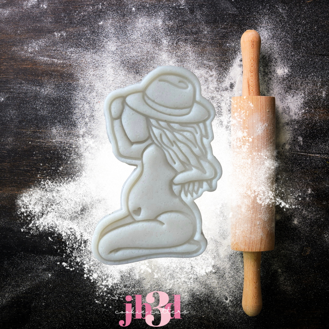 Howdy Mumma - Pregant Lady - Cutter & Embosser Stamp