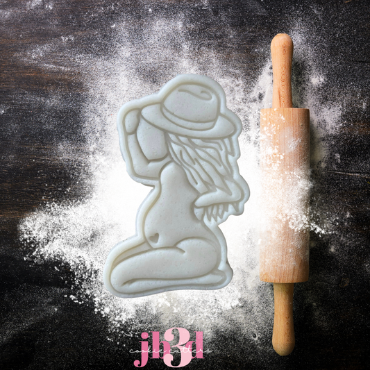 Howdy Mumma - Pregant Lady - Cutter & Embosser Stamp