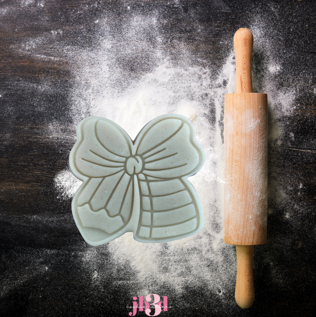 Pencil Bow - Cutter & Embosser Stamp