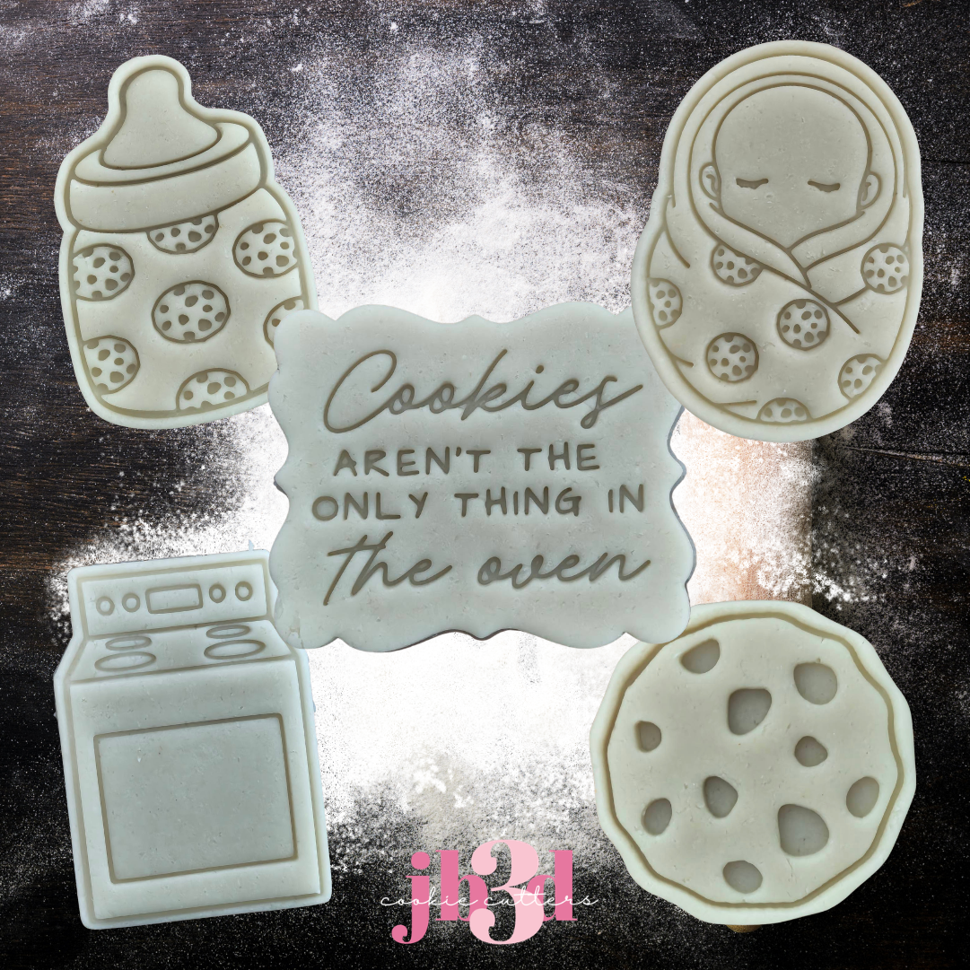 Cookies aren't the only thing in the oven. - Cutters & Embosser Stamps