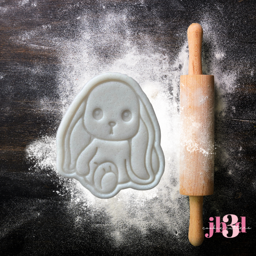 Cute Bunny Rabbit - Cutter & Embosser Stamp